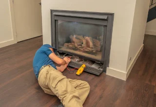 Mantenimiento de chimenea a gas