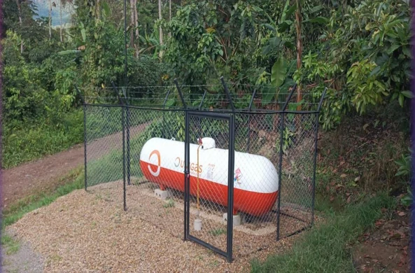 Tanque de GLP instalado por Grupo CS Orión